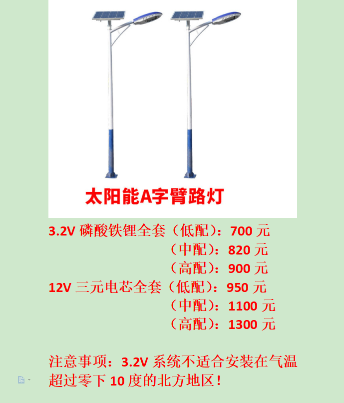 太陽能路燈多少錢一個(gè)